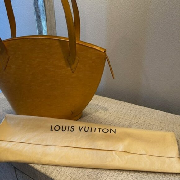 Louis Vuitton Yellow Epi Saint Jacques GM + Matching LV Wallet - Picture 16 of 16